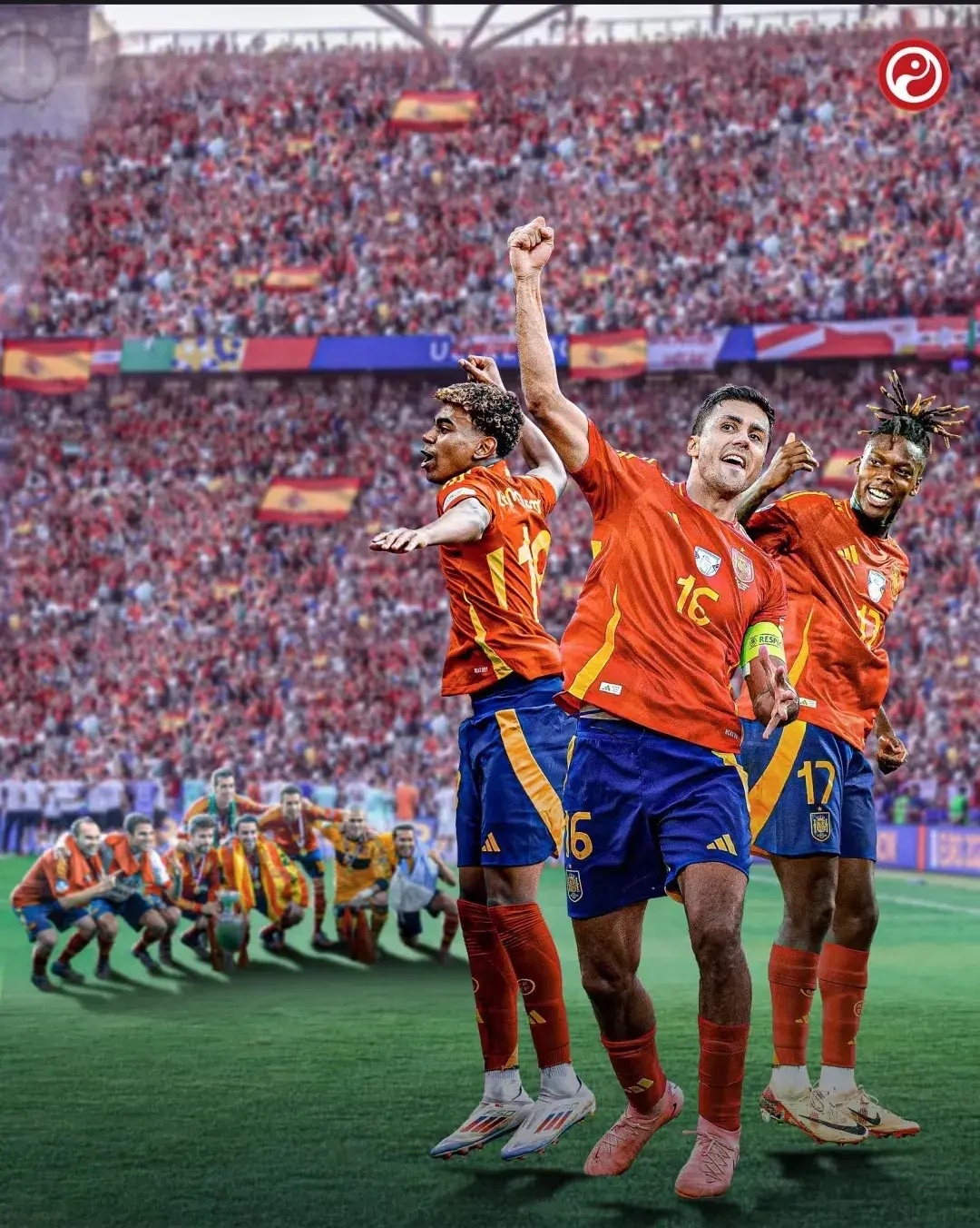 西班牙球队向世界展示自己的足球实力